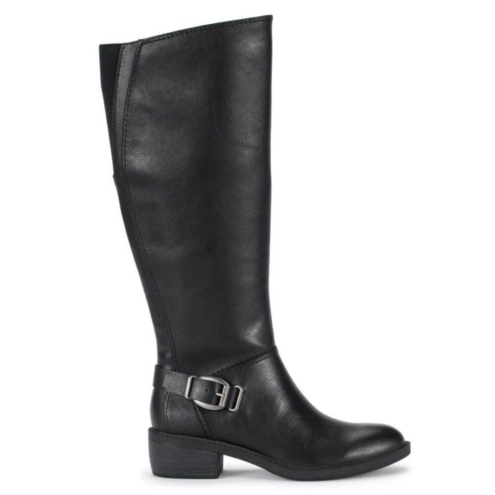 BARETRAPS Sasson Tall Black Leather Riding Boot Size 9M-WC